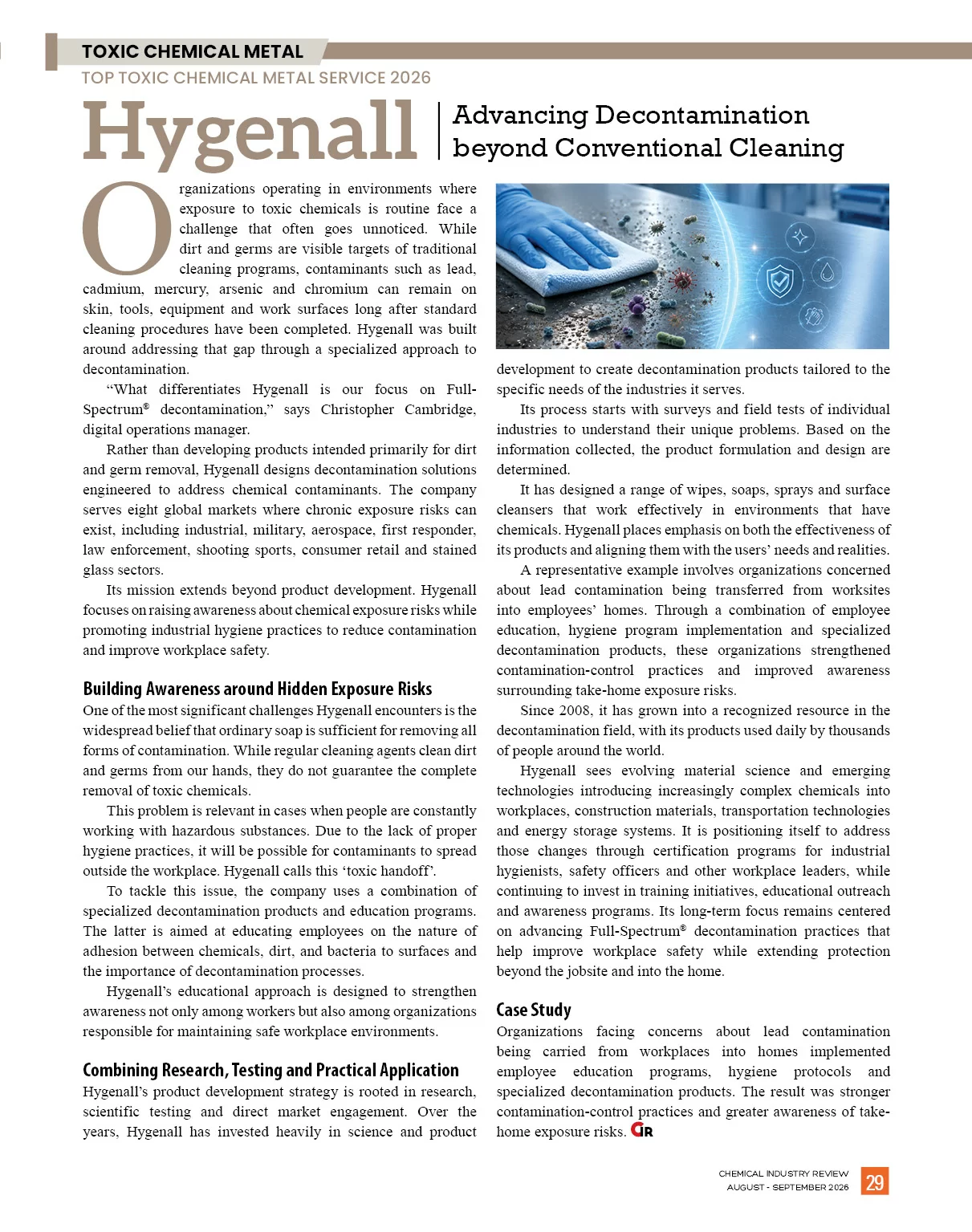  Chemical Management | Chemical Industry Review